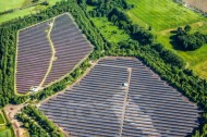 Solarfelder mit Photovoltaikanlage