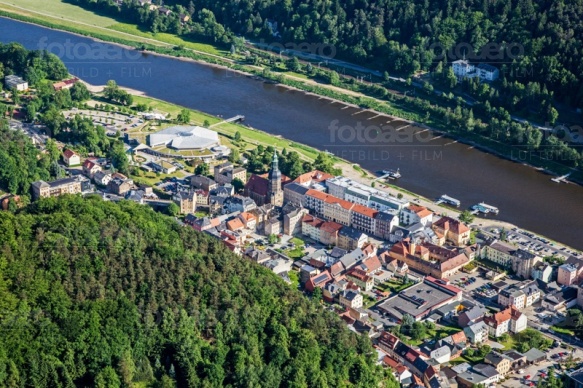 Bad Schandau in der Sächsischen Schweiz im Bundesland Sachsen