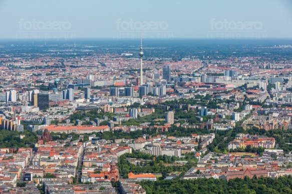 Blick auf Berlin Mitte mit Fernsehturm