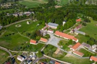 Das Schloss Nossen in der Stadt Nossen im Bundesland Sachsen