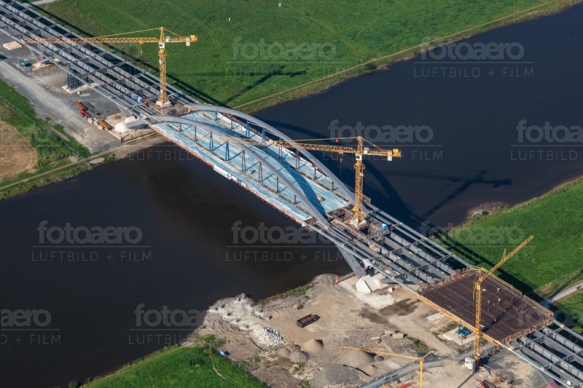 Waldschlößchenbrücke in Dresden im Bundesland Sachsen