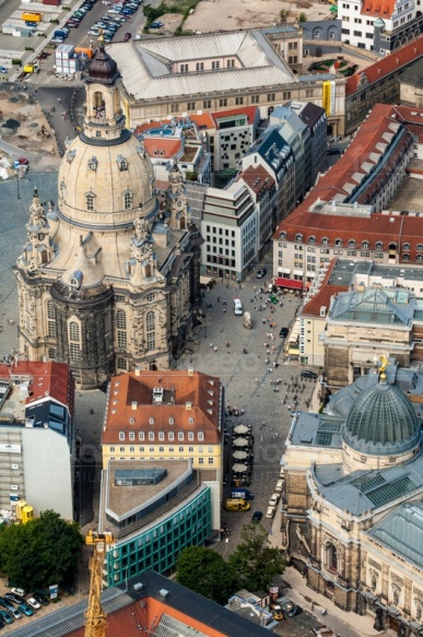 Frauenkirche in Dresden im Bundesland Sachsen

