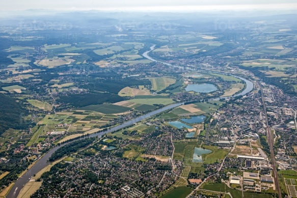 Heidenau bei Dresden im Bundesland Sachsen