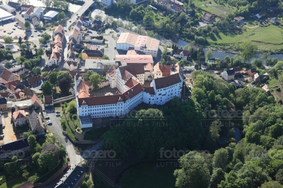 Das Schloss Colditz im Bundesland Sachsen.