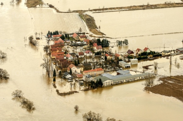 Hochwasser in Pillnitz im Bundesland Sachsen