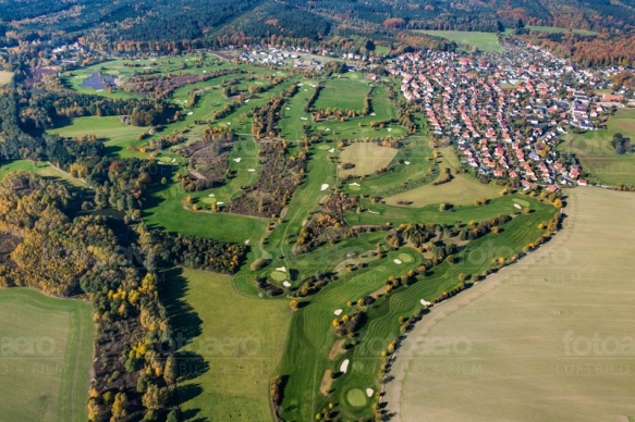 Golfplatz in Ullersdorf bei Radeberg im Bundesland Sachsen
