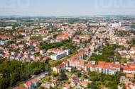 Blick auf Riesa im Bundesland Sachsen