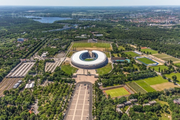 Olympiapark Berlin im Bezirk Charlottenburg-Wilmersdorf.