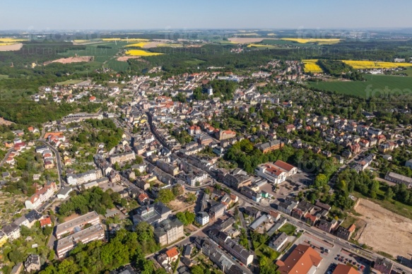 Große Kreisstadt Mittweide im Landkreis Mittelsachsen im Bundesland Sachsen.