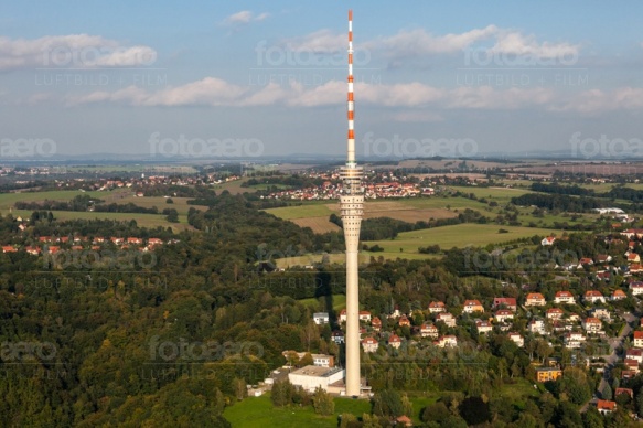 Fernsehturm in Dresden im Bundesland Sachsen