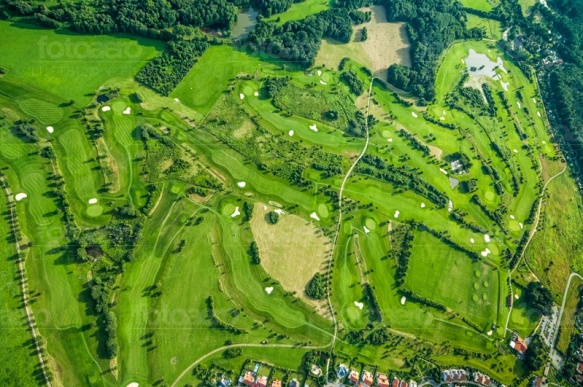 Golfanlage Ullersdorf in der Dresdner Heide im Bundesland Sachsen