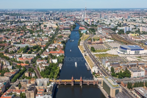 Der Fluss Spree in Berlin