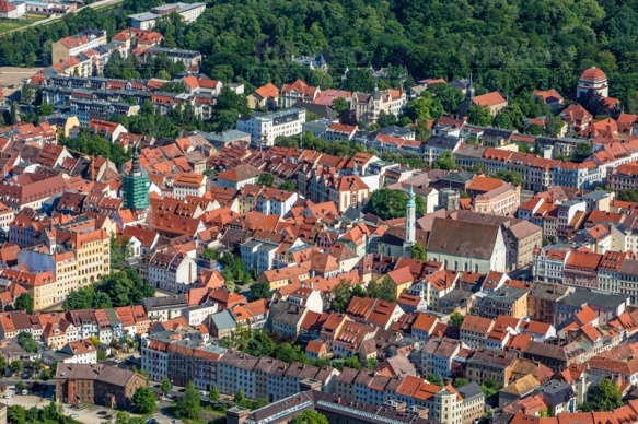 Altstadt von Görlitz im Bundesland Sachsen