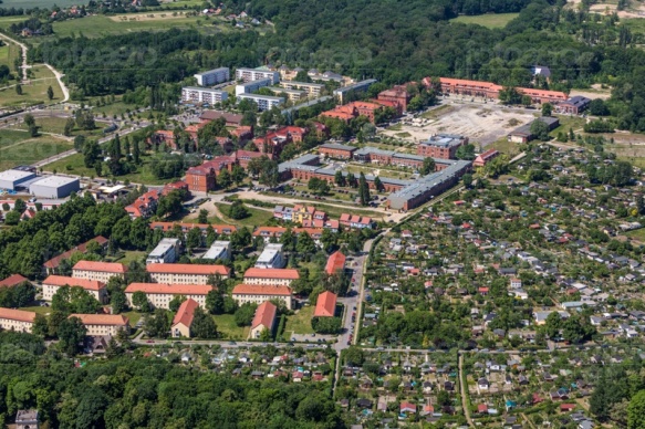 Sicht auf eine Häuserlandschaft in Potsdam.