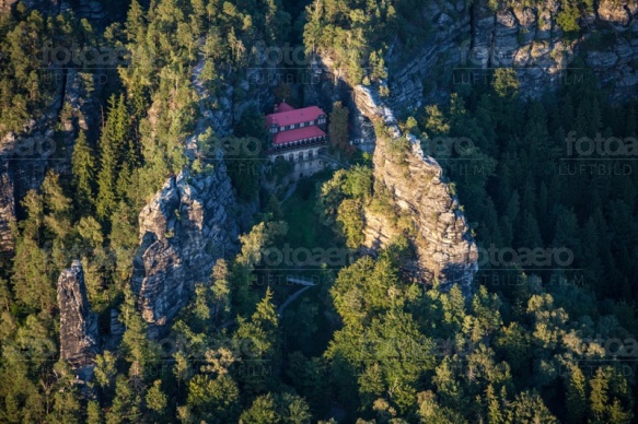Berggaststätte in der Sächsischen Schweiz im Bundesland Sachsen