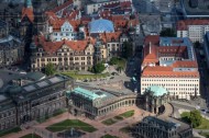 Dresdner Zwinger in der Altstadt von Dresden im Bundesland Sachsen